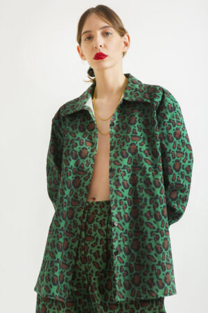 Green Leopard Unisex Shirt