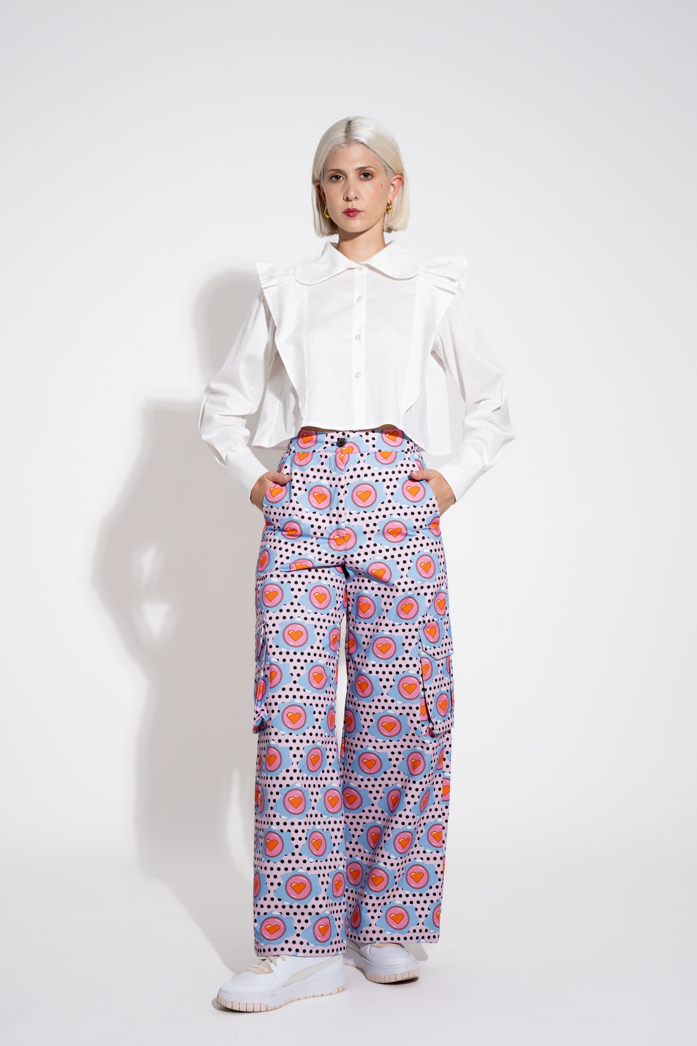 croque madame cargo trousers – Klelia Andrali