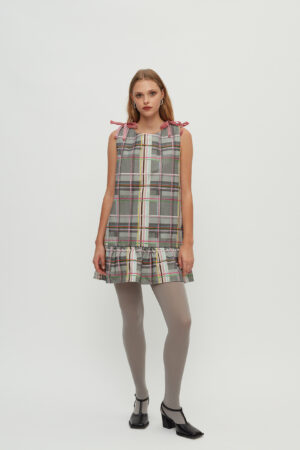 Candy tartan mini dress