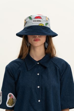Blue at home -denim hat