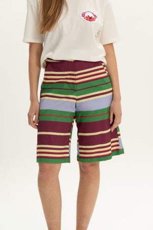 In control-green bermudas