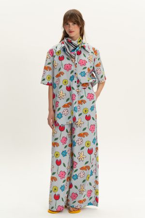 Blue at home-trousers