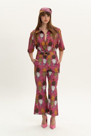 Cat ladies gossip-flare trousers