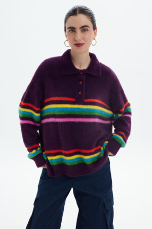 PURPLE SWEATER